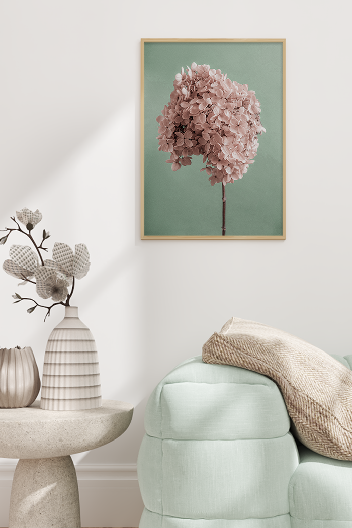A Bunch of Hydrangea Poster