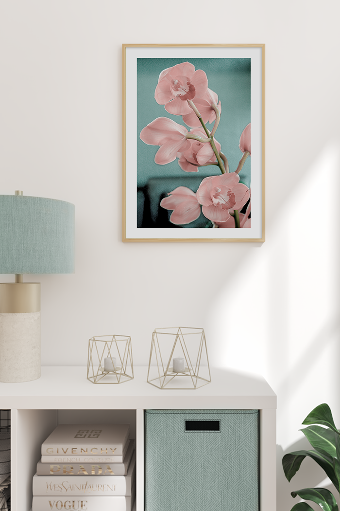 Pink Orchid Poster