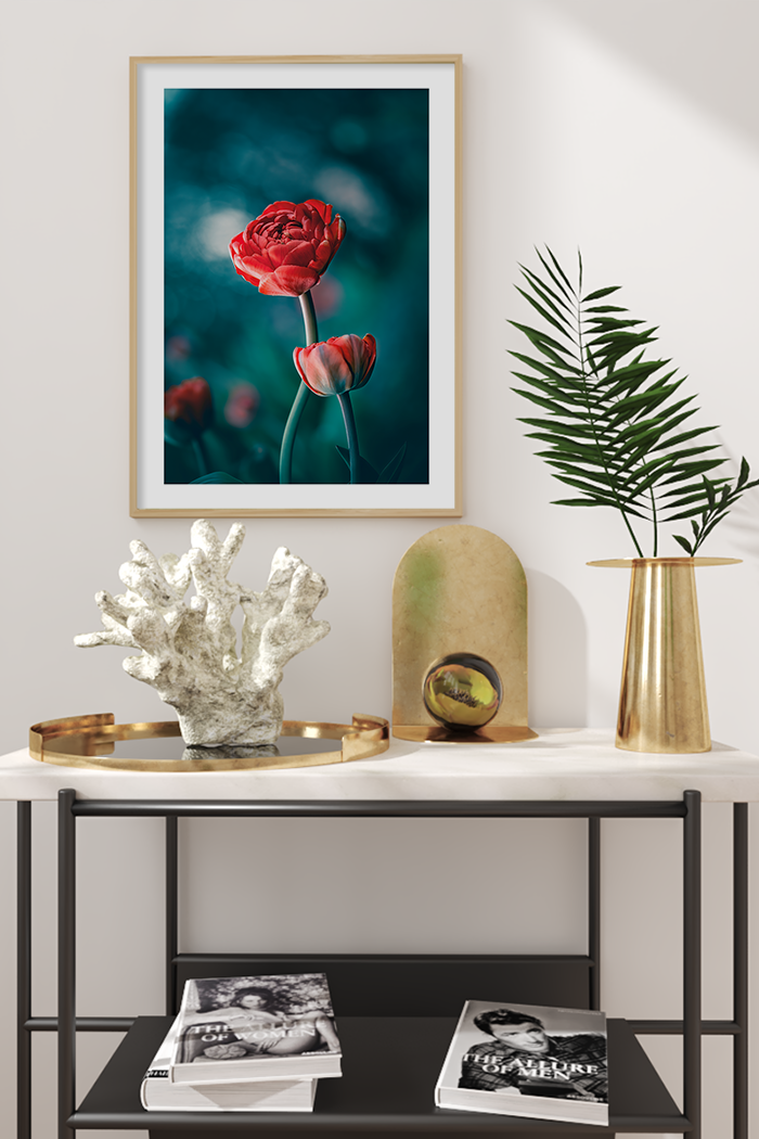 Red Tulip Poster