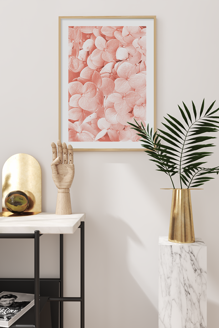 Hydrangea Petal Detail Poster