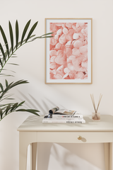 Hydrangea Petal Detail Poster