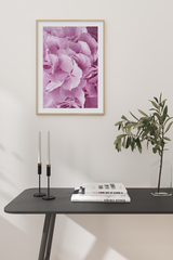 Purple Hydrangea Poster