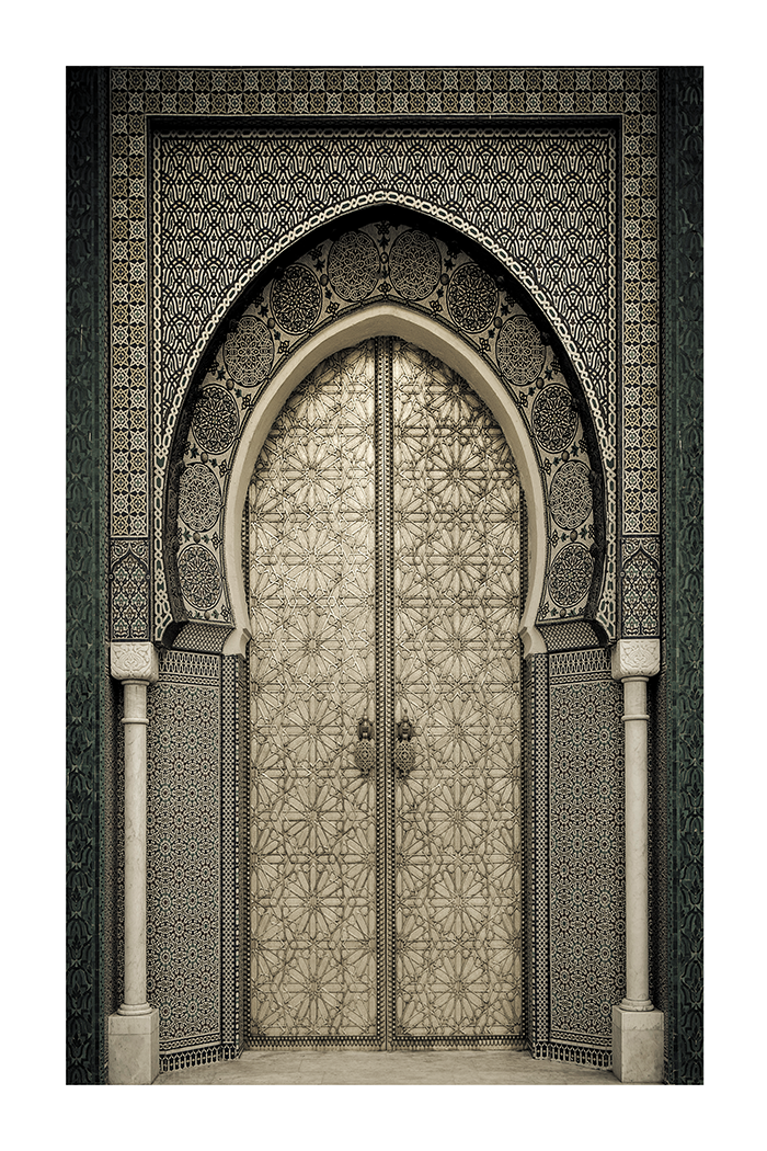 Vintage Arch Door Poster