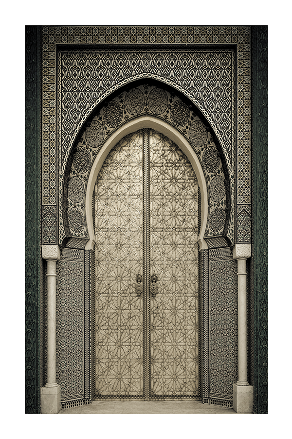 Vintage Arch Door Poster