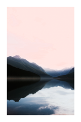Silent Blue Lake Poster