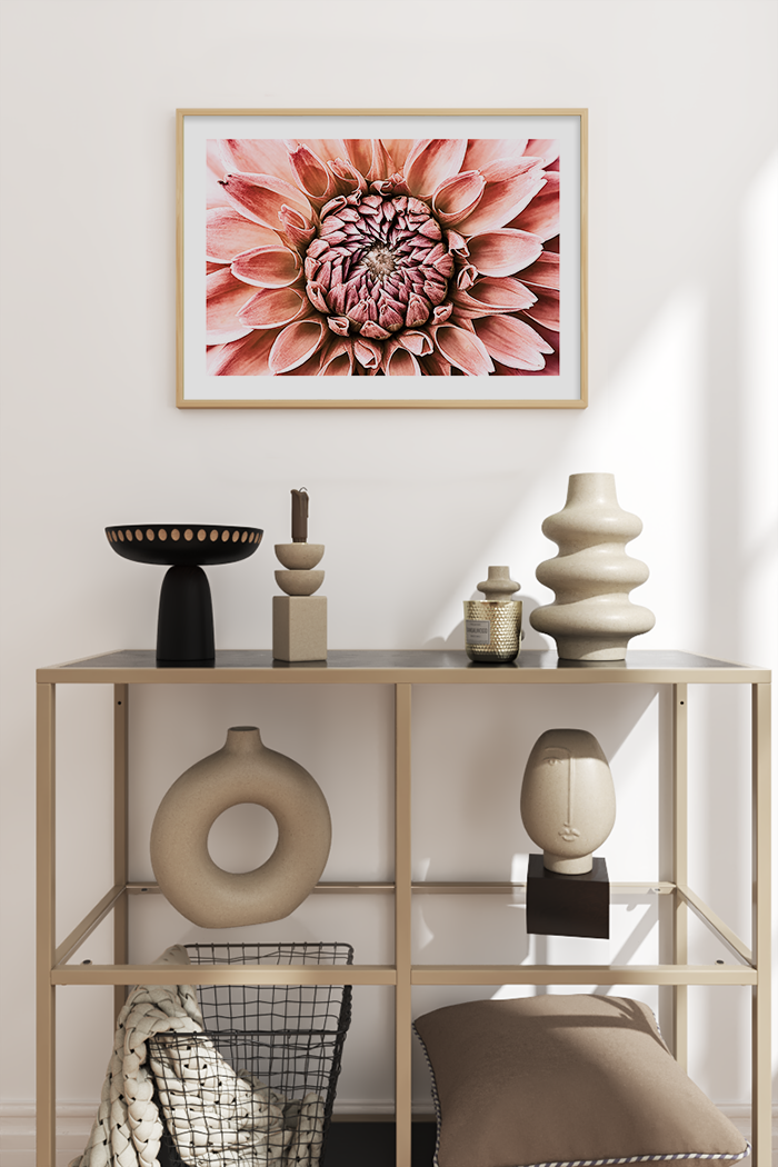 Dahlia Close Up Poster