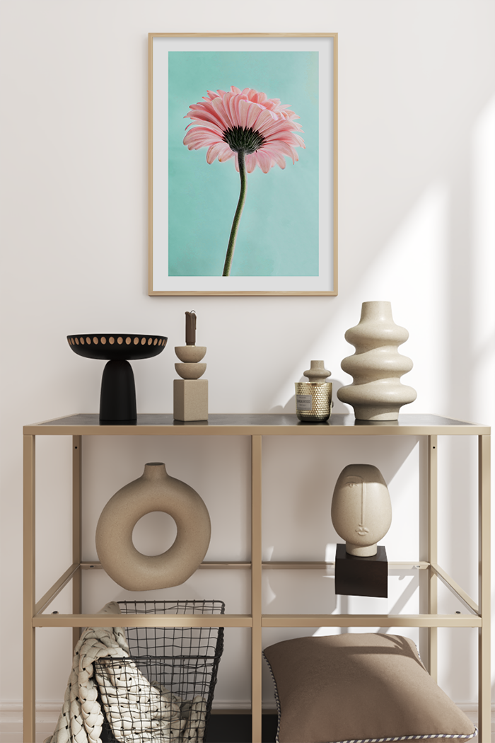 A Pink Daisy Poster