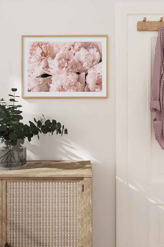 Paeonia Flowers Poster