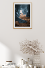Forest Path Close Up Poster