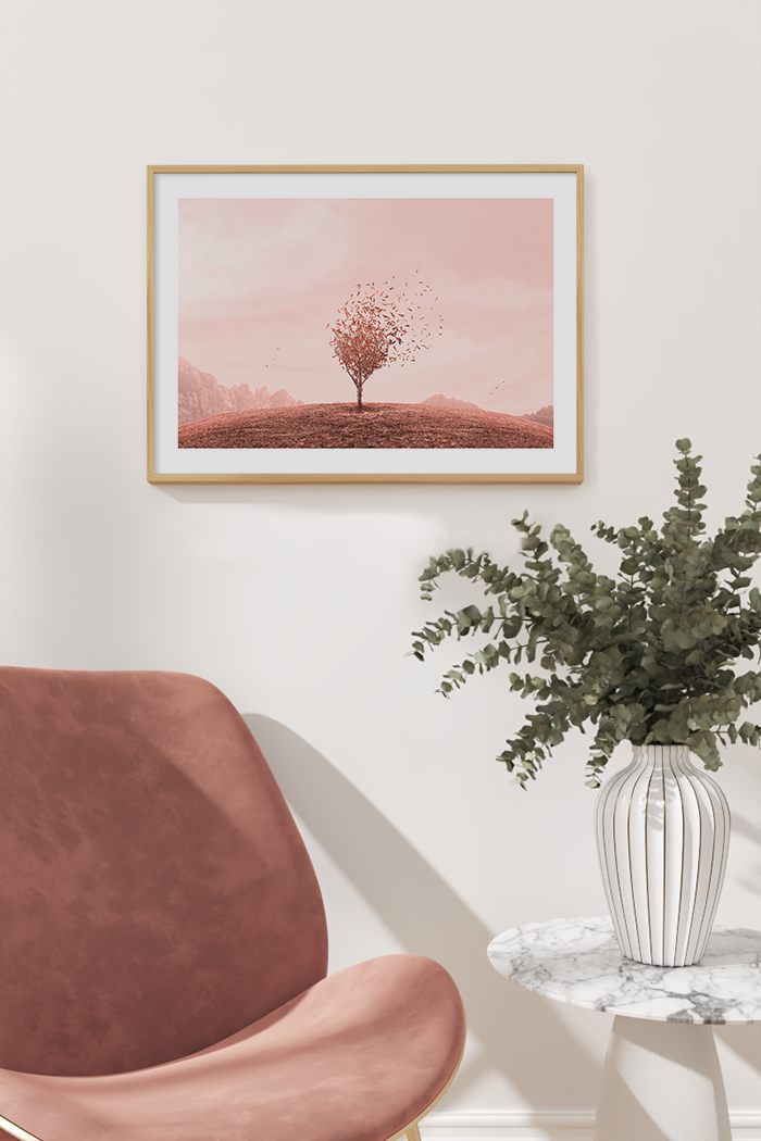 Dreamy Autumn Tree Poster