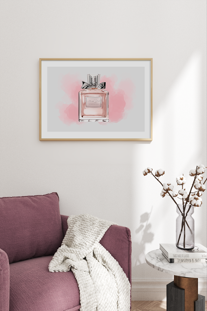 Pink Perfume Poster