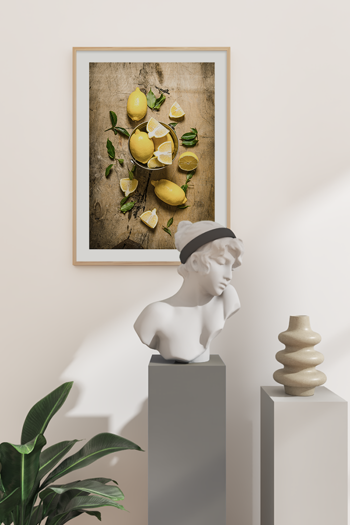 Kitchen Lemons Poster