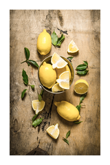Kitchen Lemons Poster