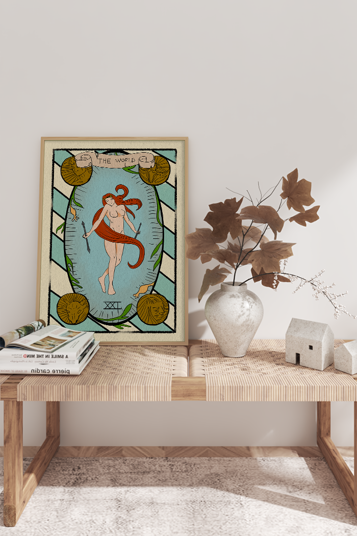 Tarot the World Poster