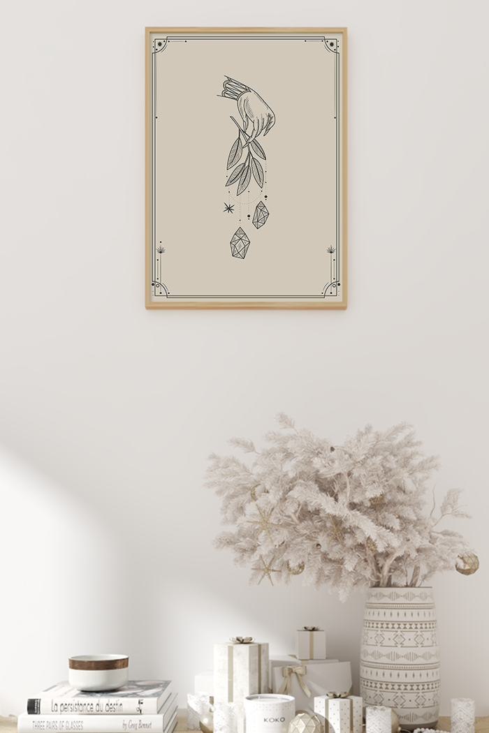 Mystical Hand Poster