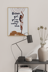 Brown Girl Poster