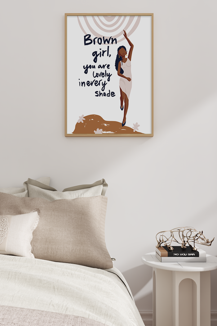 Brown Girl Poster