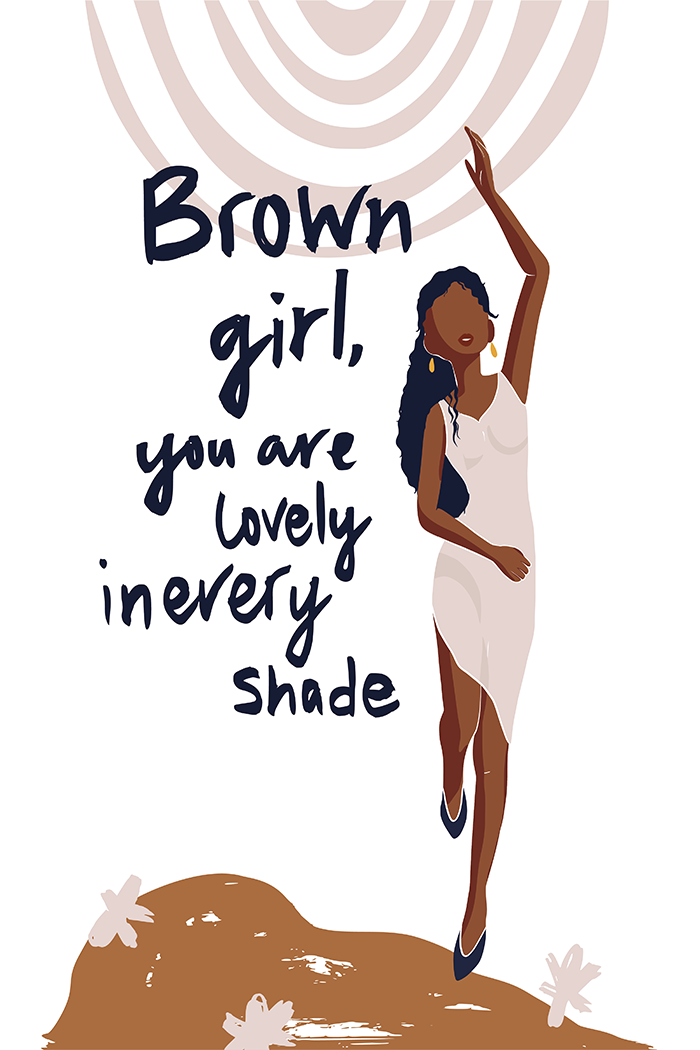 Brown Girl Poster