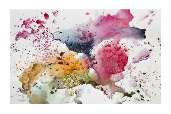 Abstract Splash Ink Poster
