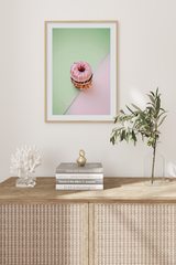 Pink Donut Poster