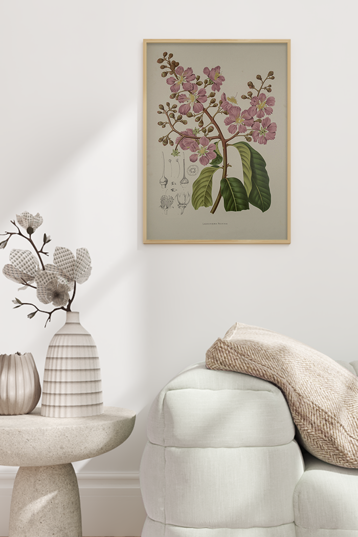 Vintage Lacerstroemia Poster