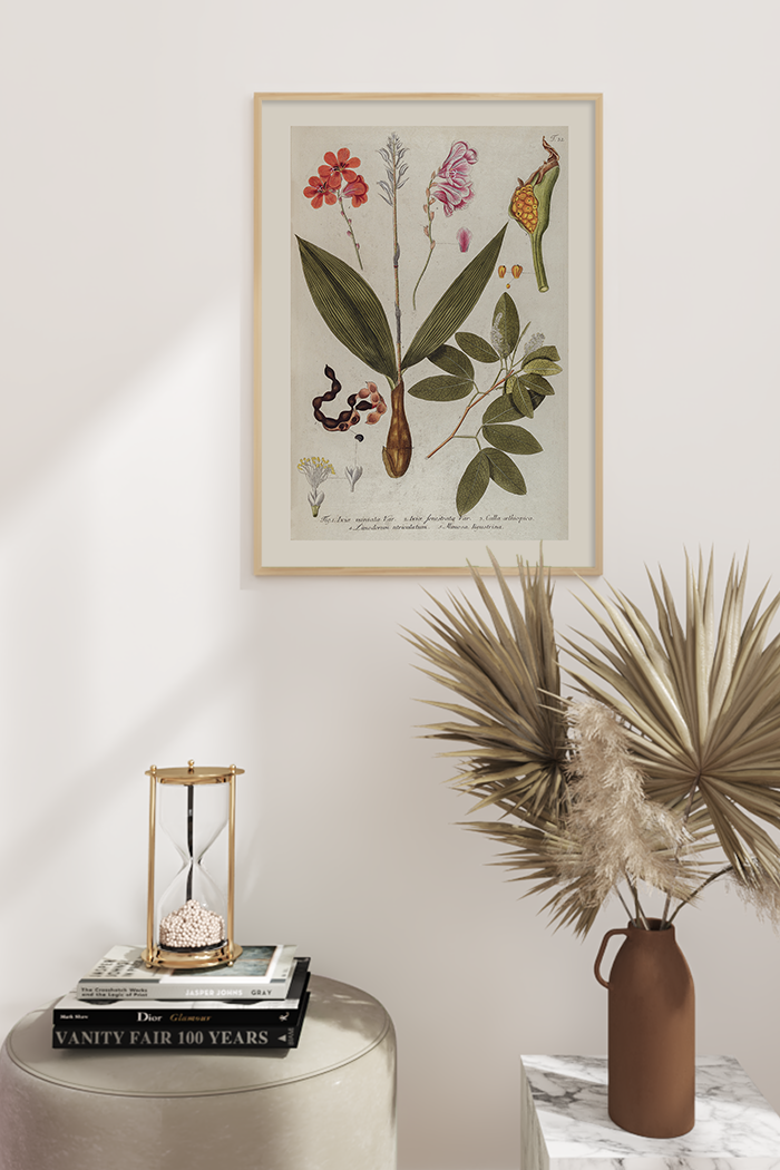 Vintage Floral Poster