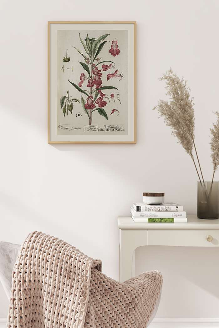 Vintage Evening Primroses Poster