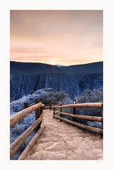 A Path to Mountain Poster