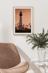 Sunset Light Tower Poster