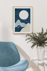 Abstract Night Poster