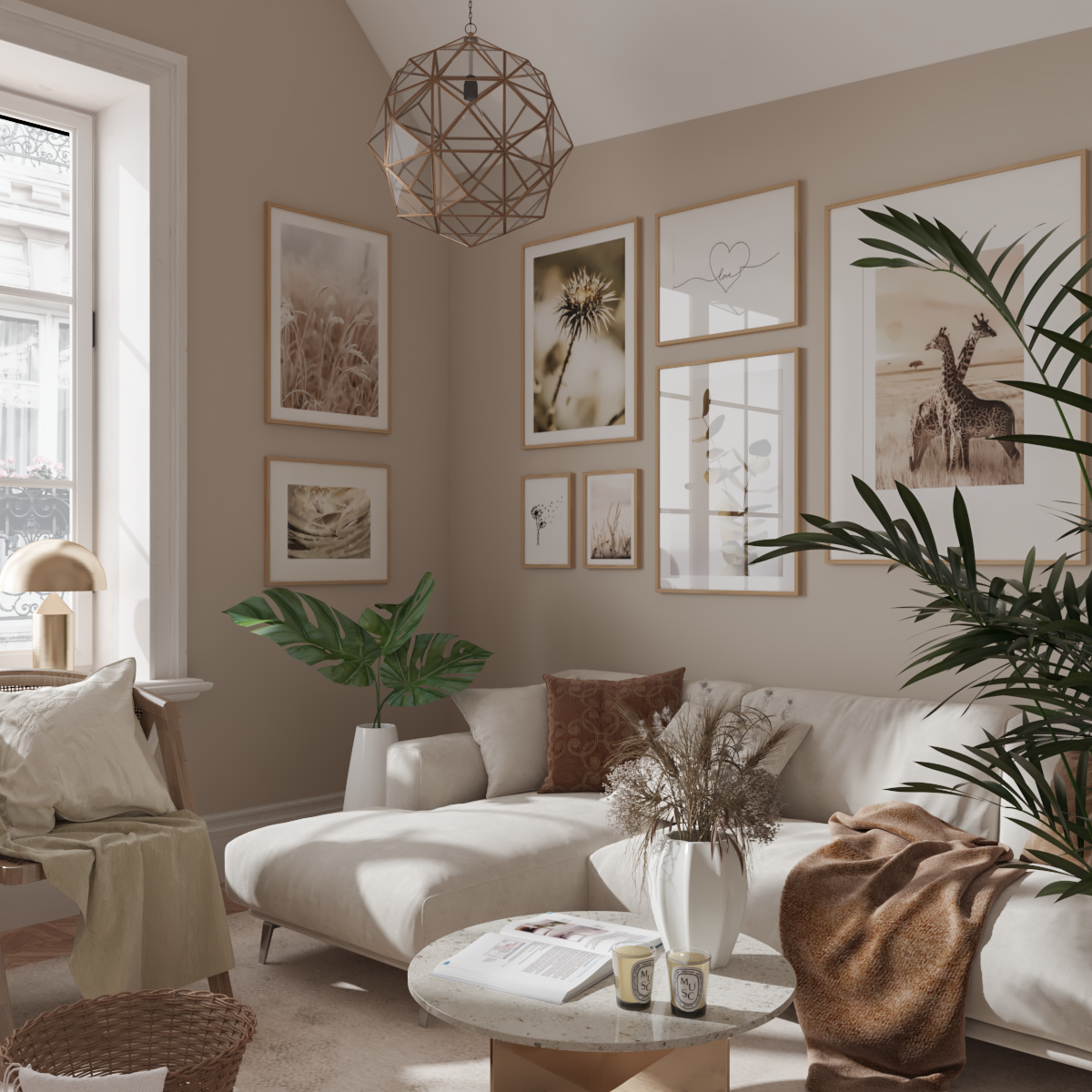 Attic Wall Decor Ideas Boho Sofa Wall Inspiration Boho Art Prints