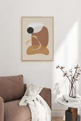 Abstract Boho Shapes Poster No.2