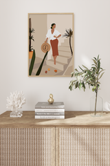 Fashion Woman Illustration Poster