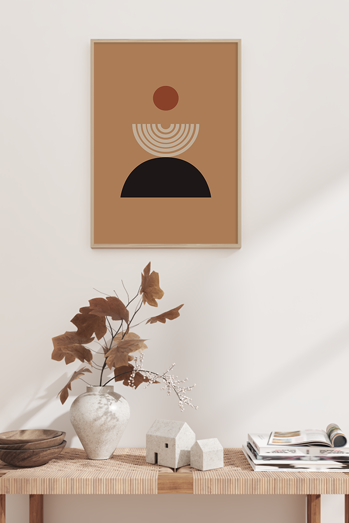Boho Geometry Poster
