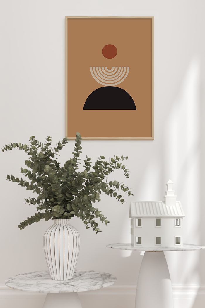 Boho Geometry Poster