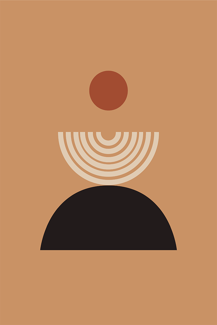 Boho Geometry Poster