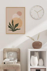 Botanical and Shapes Poster