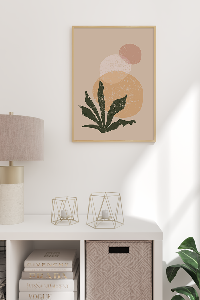 Botanical and Shapes Poster