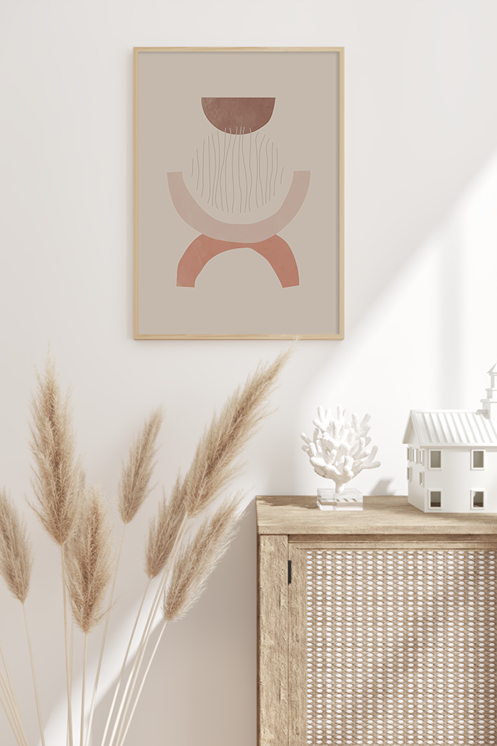 Abstract Shape Illustration Poster