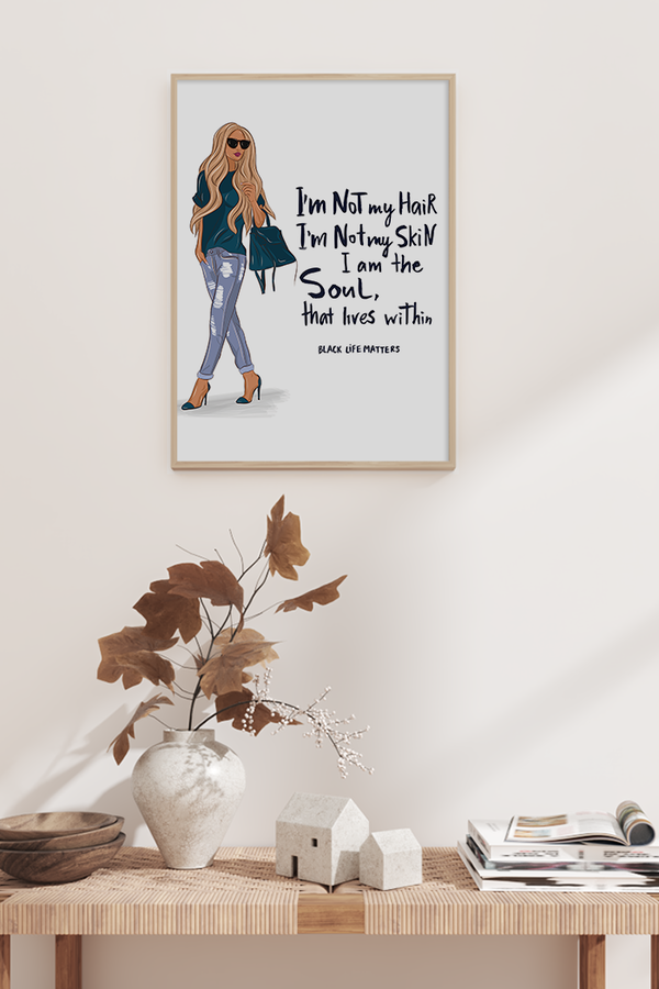 Fashion Girl Quotes Poster