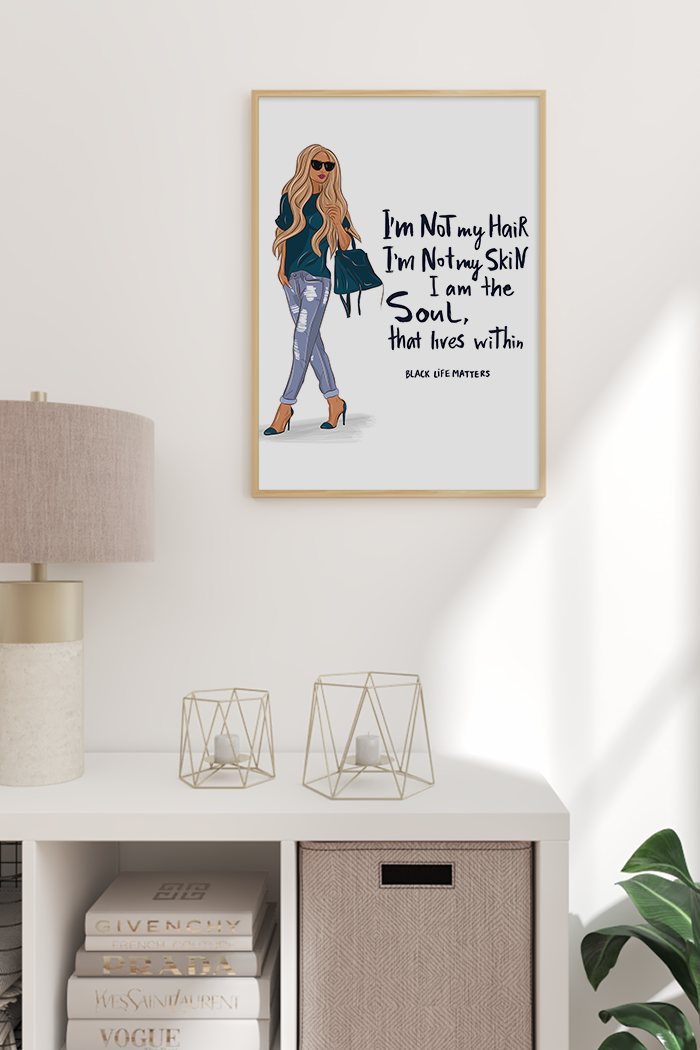 Fashion Girl Quotes Poster