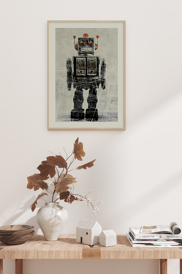 Vintage Robot Poster