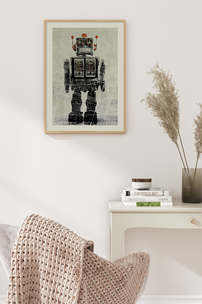 Vintage Robot Poster