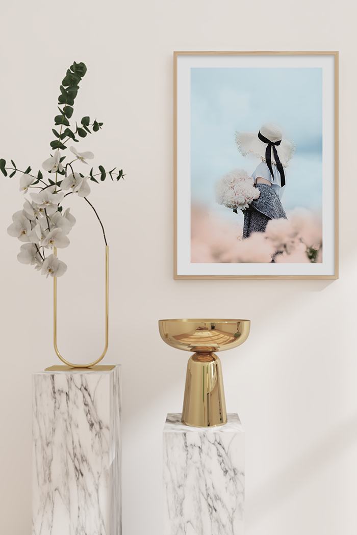 Girl in the Garden Poster