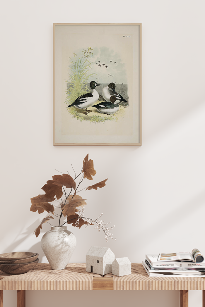 Retro Duck Poster