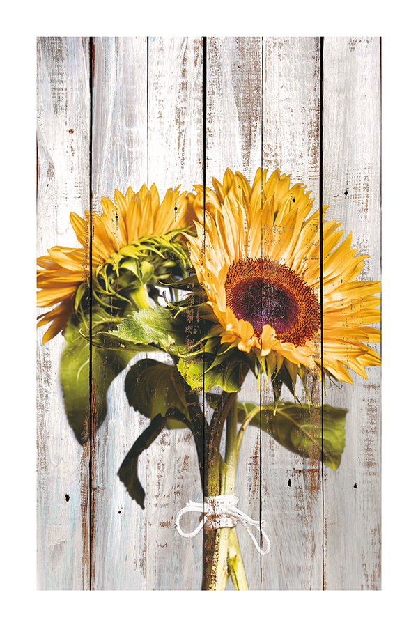 Retro Sunflower Poster No.3