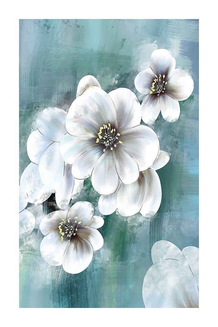 Lily Painting Poster
