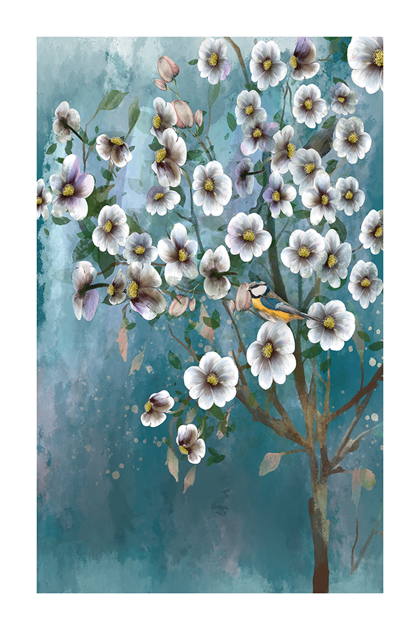 Small Flower Painting Poster