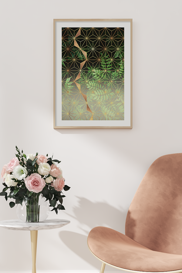 Plant in Cube Poster