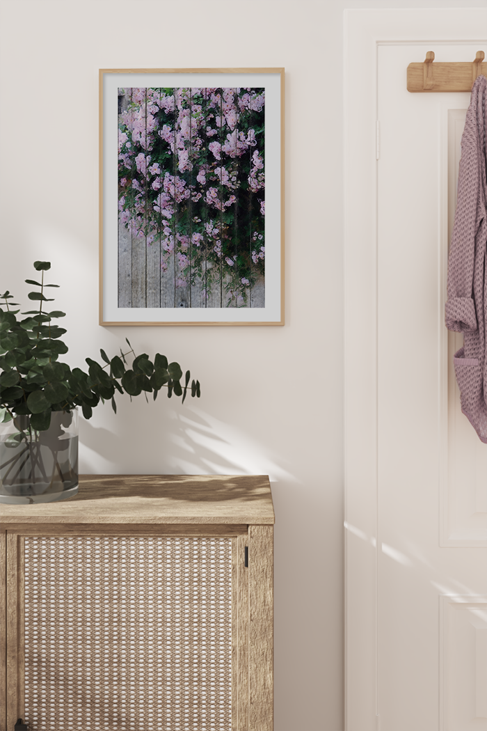 Romantic Purple Flower Poster